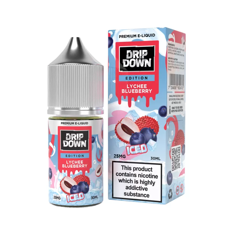 Drip Down Iced Series Lychee Blueberry Ice 30ml (25/50 mg)