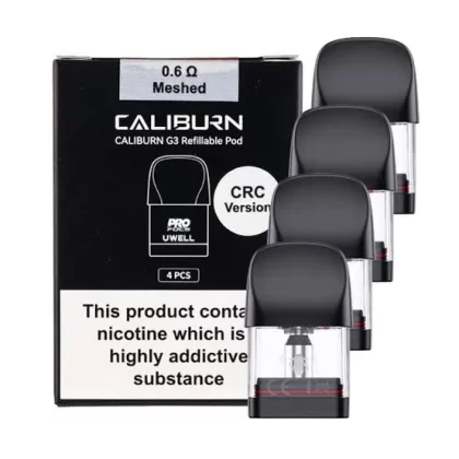 Uwell Caliburn G3 Replacement Pods (0.4/0.6/0.9Ω)