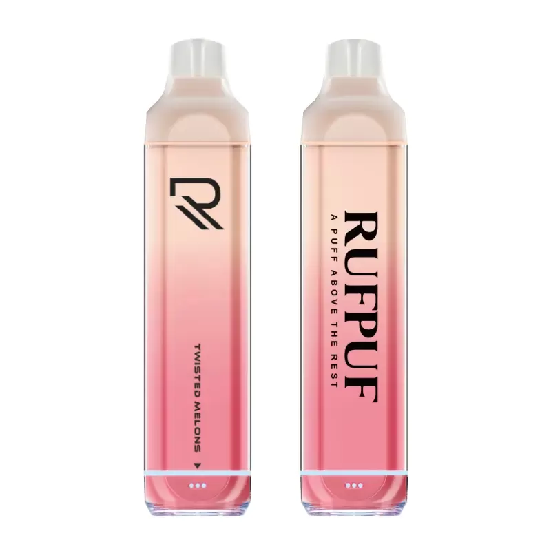 RUFPUF TWISTED MELONS DISPOSABLE VAPE 7500 PUFFS (50 mg)
