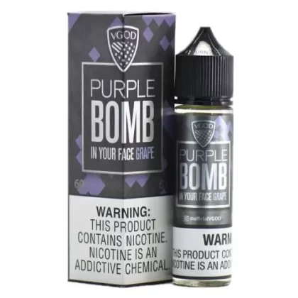 PURPLE BOMB – VGOD E-LIQUID 60ML – (0MG-3MG-6MG)