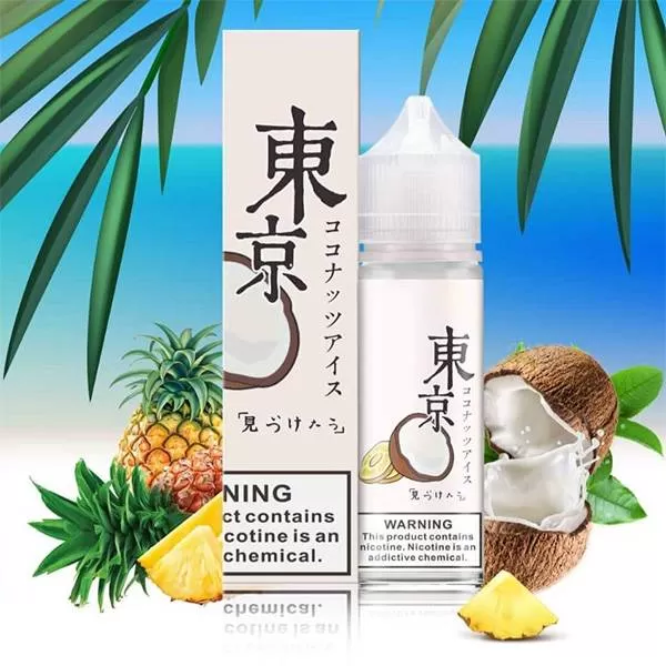 PINA COLADA – TOKYO E-LIQUIDS – 60ML (0MG-3MG-6MG) - Image 2