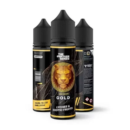 DR VAPES – GOLD PANTHER – LYCHEE AND EXOTIC FRUITS 60ML – 3MG/6MG/12MG/18MG
