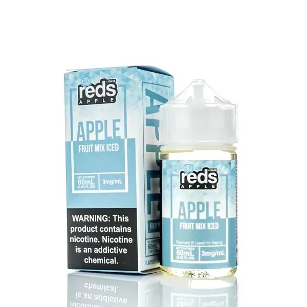 ICED FRUIT MIX RED’S APPLE E-JUICE 7 DAZE 60ML – 3MG – 6MG – 12MG