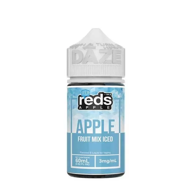 ICED FRUIT MIX RED’S APPLE E-JUICE 7 DAZE 60ML – 3MG – 6MG – 12MG - Image 2