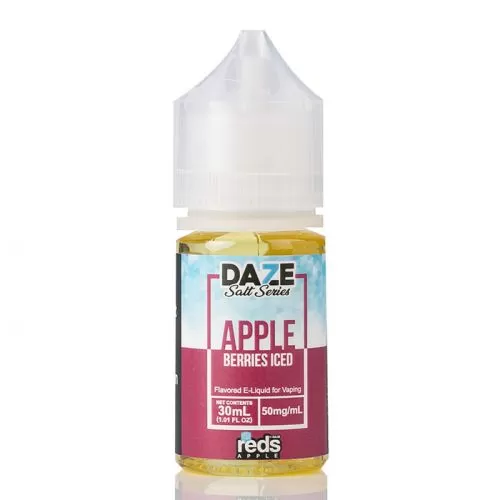 ICED BERRIES – RED’S APPLE E-JUICE – 7 DAZE SALT – 30ML ( 30MG – 50MG ) - Image 2