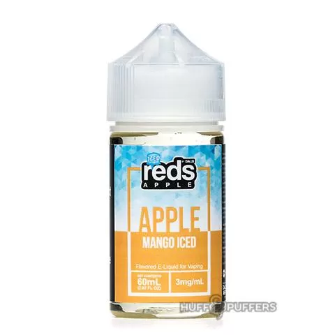 ICED MANGO – RED’S APPLE E-JUICE – 7 DAZE – 60ML ( 3MG – 6MG – 12MG ) - Image 2