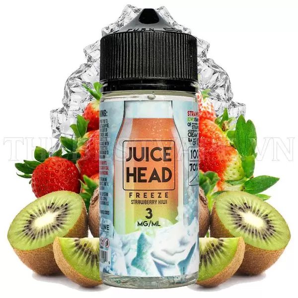 JUICE HEAD EXTRA FREEZE STRAWBERRY KIWI 100ML