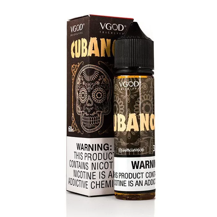 CUBANO BROWN VGOD E-LIQUID 60ML – ( 3MG-6MG-12MG-18MG ) - Image 2