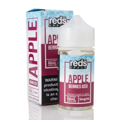 ICED BERRIES REDS APPLE E-JUICE 7 DAZE 60ML – 3MG – 12MG
