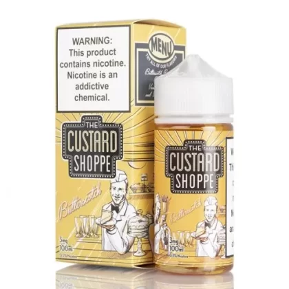BUTTERSCOTCH THE CUSTARD SHOPPE E-LIQUID 100ML – 3MG
