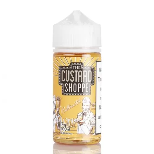 BUTTERSCOTCH THE CUSTARD SHOPPE E-LIQUID 100ML – 3MG - Image 2