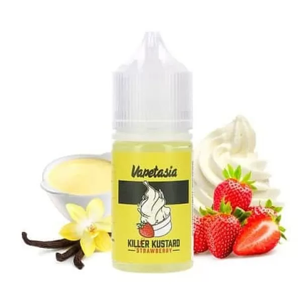 KILLER KUSTARD STRAWBERRY – VAPETASIA SALTS – 30ML – 24MG
