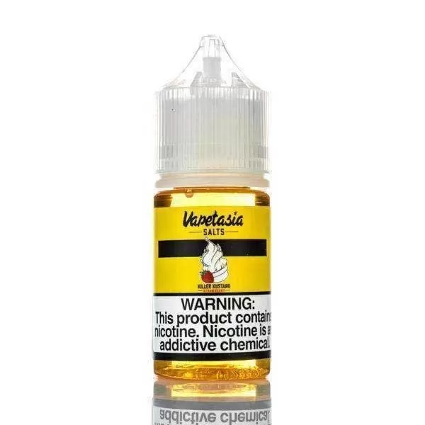 KILLER KUSTARD STRAWBERRY – VAPETASIA SALTS – 30ML – 24MG - Image 2