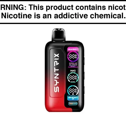 SYNTRIX GHOST IT DISPOSABLE VAPE – 40,000 PUFFS