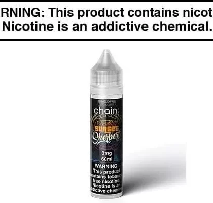 SUNSET SHERBERT BY CHAIN VAPEZ 100ML/120ML