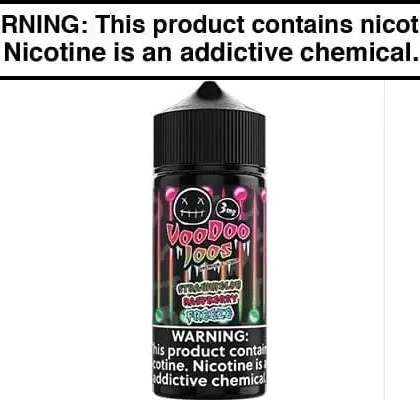 STRAWMELON RASPBERRY FREEZE BY VOODOO JUICE 100ML