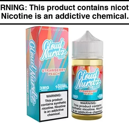 STRAWBERRY PEACH ICED BY CLOUD NURDZ 100ML