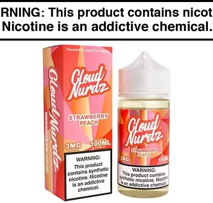 STRAWBERRY PEACH BY CLOUD NURDZ 100ML