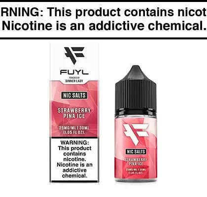 STRAWBERRY PINA ICE BY FUYL NIC SALTS 30ML
