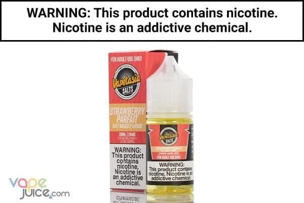 STRAWBERRY PARFAIT BY VAPETASIA SALT 30ML
