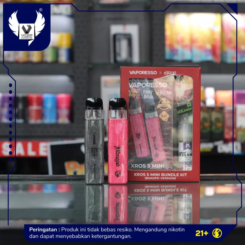 VAPORESSO XROS 5 MINI BIMOPD – 3 IN 1BUNDLING KIT - Image 2