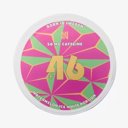 ‘+46 Watermelon Ice Koffeinsnus [5-pack]