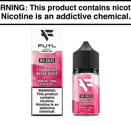 STRAWBERRY MELON APPLE BY FUYL NIC SALTS 30ML