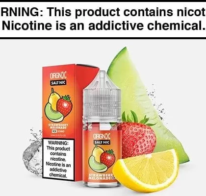 STRAWBERRY MELONADE ICE BY ORGNX SALT 30ML