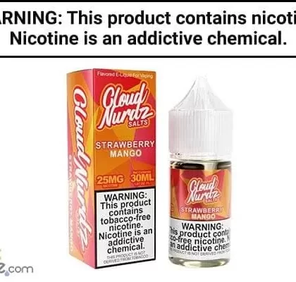 STRAWBERRY MANGO BY CLOUD NURDZ SALT 30ML
