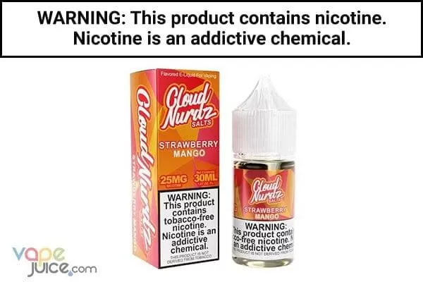 STRAWBERRY MANGO BY CLOUD NURDZ SALT 30ML