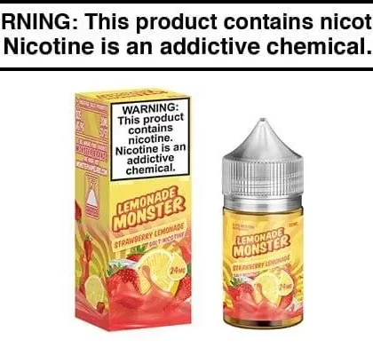 STRAWBERRY LEMONADE BY LEMONADE MONSTER SALT NIC 30ML