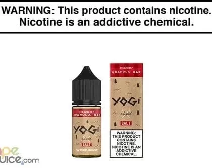 STRAWBERRY GRANOLA BAR BY YOGI E LIQUID SALT 30ML