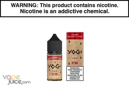 STRAWBERRY GRANOLA BAR BY YOGI E LIQUID SALT 30ML