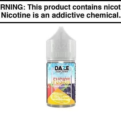 STRAWBERRY BLACKBERRY LEMON ICED BY 7 DAZE FUSION SALT 15ML/30ML