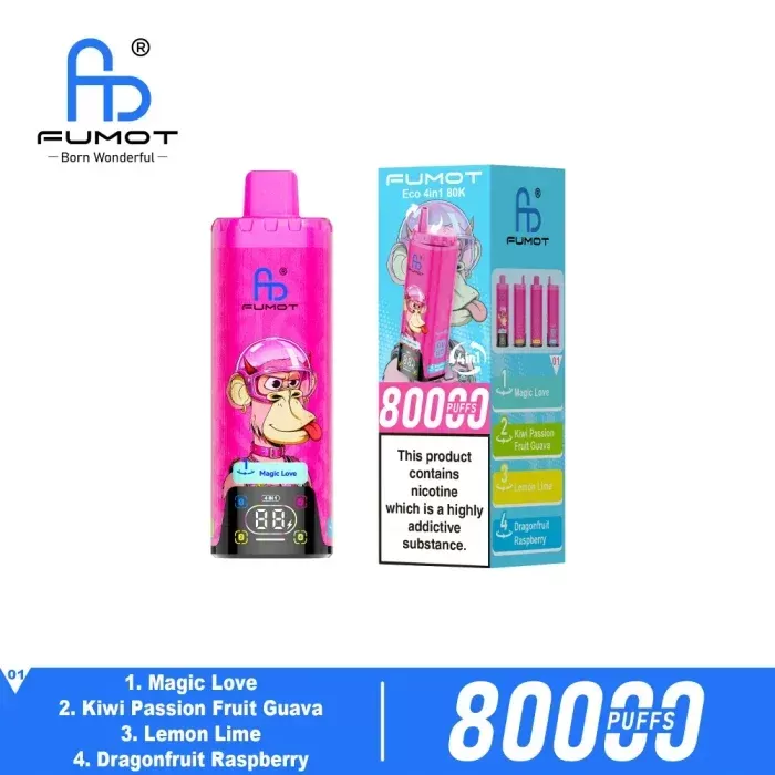 Fumot Eco 4in1 80K Puff Disposable Vape - Image 3