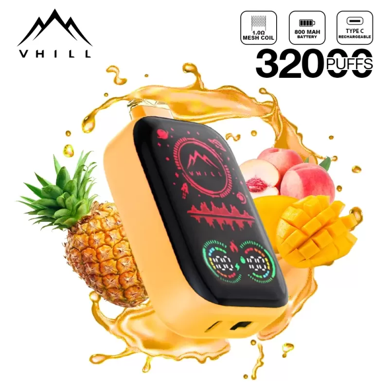 VHILL 32K Puffs Full SCREEN 32000 Puffs Vape