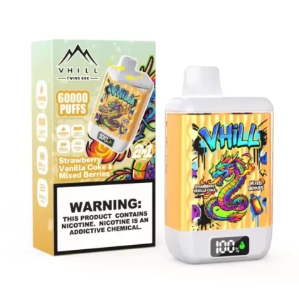 VHILL TWINS 60000 – Dual Flavors. Smart Display. Fast EU Delivery.