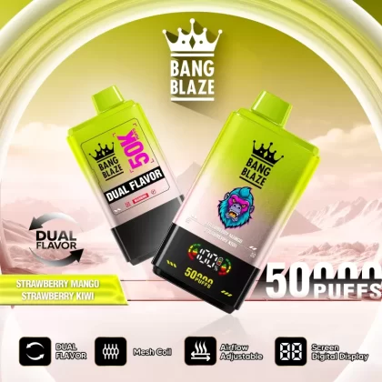 Bang Blaze 50000 50K Puffs Dual Flavor Rechargeable Vape