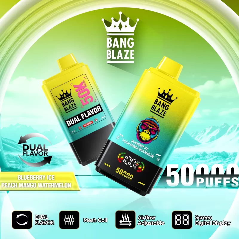 Bang Blaze 50000 50K Puffs Dual Flavor Rechargeable Vape - Image 3