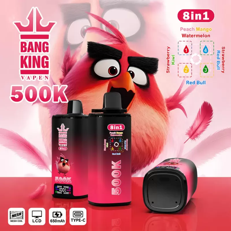 Bang King 500K Puffs 8-in-1 Disposable Vape