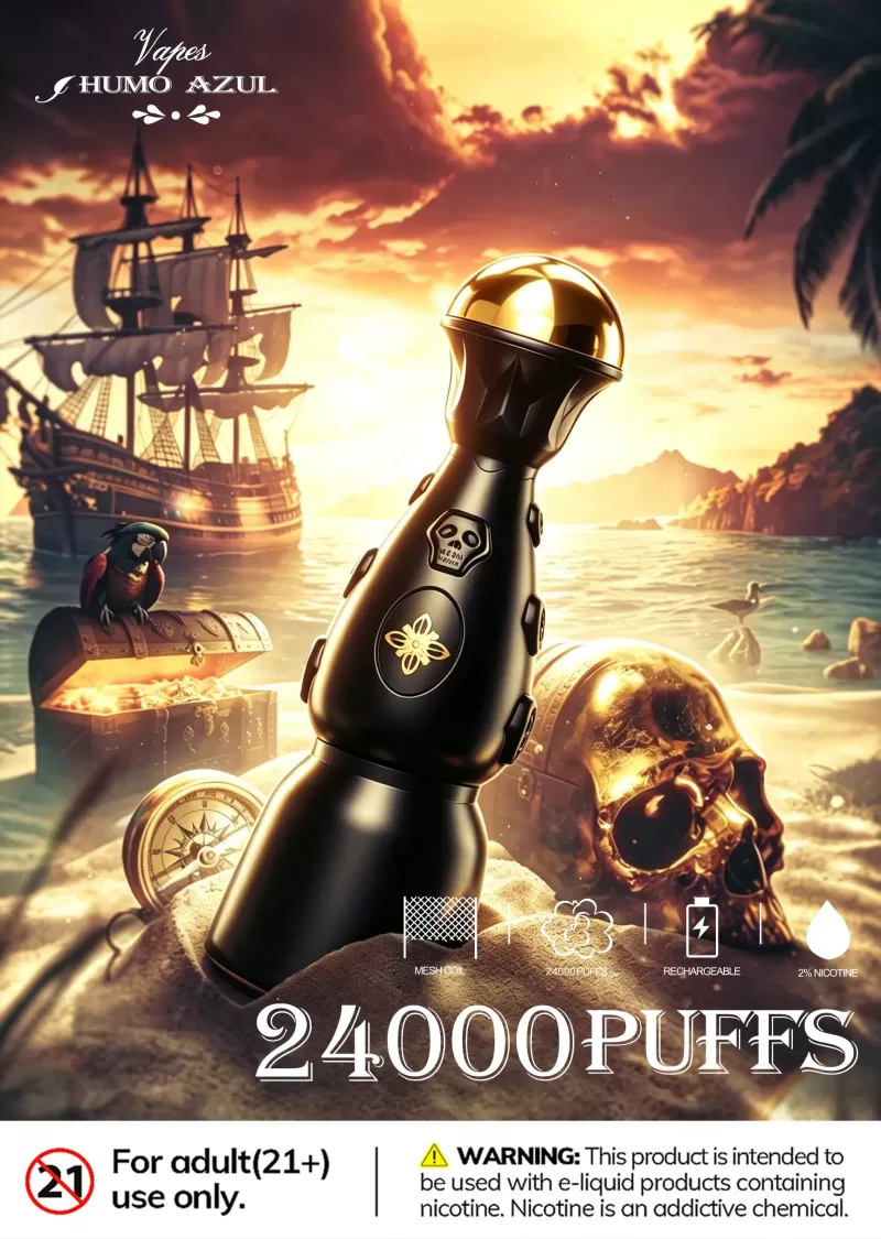 HUMO AZUL Dark Night Edition 24000 Puffs Vape - Image 2