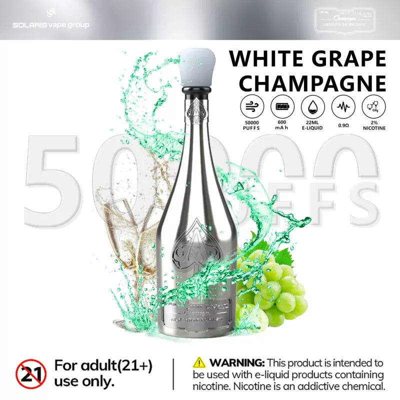 Solaris Champagne 50K 50000 Puffs Disposable Vape - Image 3