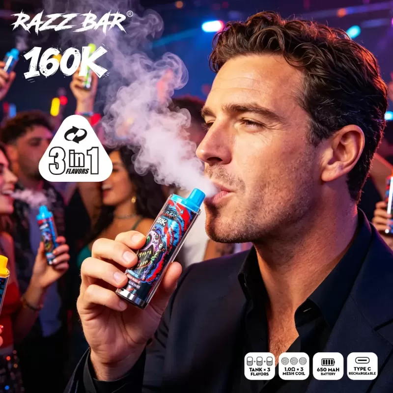 New model Razz Bar 160000 160K Puffs Disposable Vape - Image 3