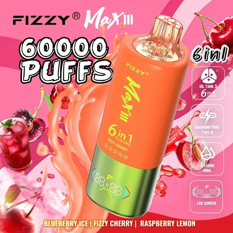 Fizzy Max III 60000 60K Puffs Disposable Vape - Image 3