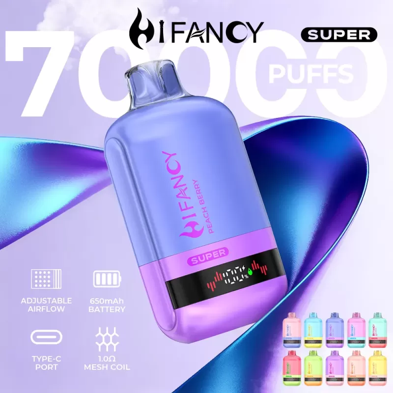HIFANCY SUPER 70K – Rechargeable Disposable Vape - Image 3