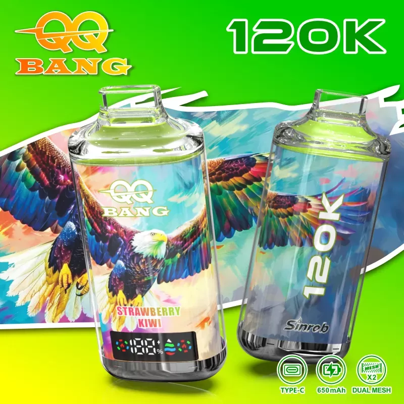 QQ Bang 120K – Rechargeable Disposable Vape with LED Display