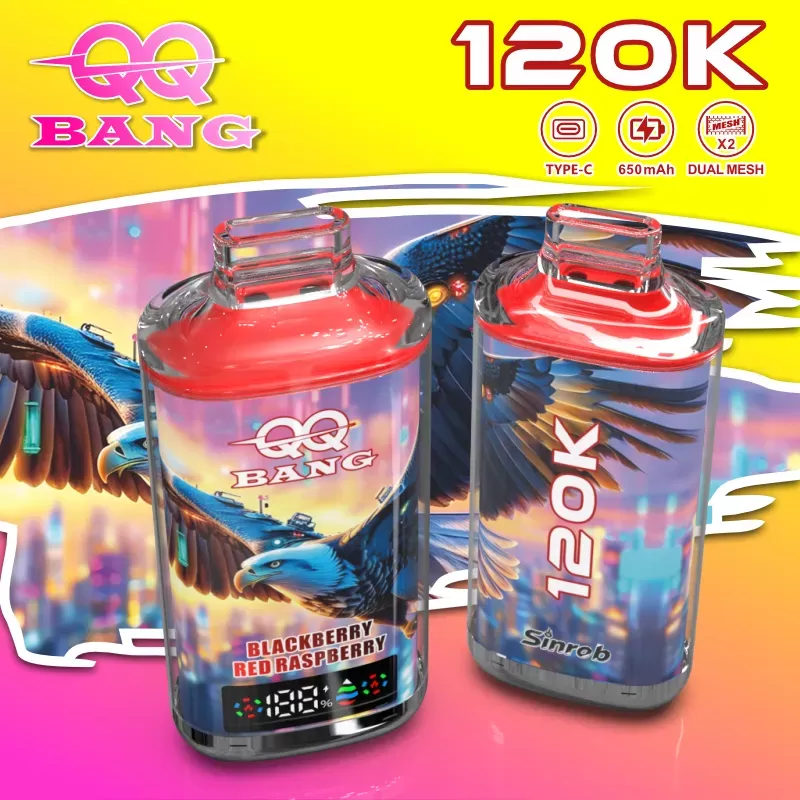 QQ Bang 120K – Rechargeable Disposable Vape with LED Display - Image 2