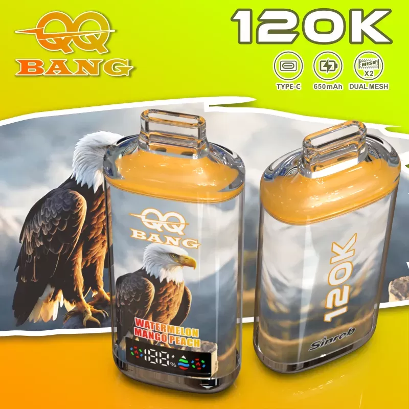 QQ Bang 120K – Rechargeable Disposable Vape with LED Display - Image 3