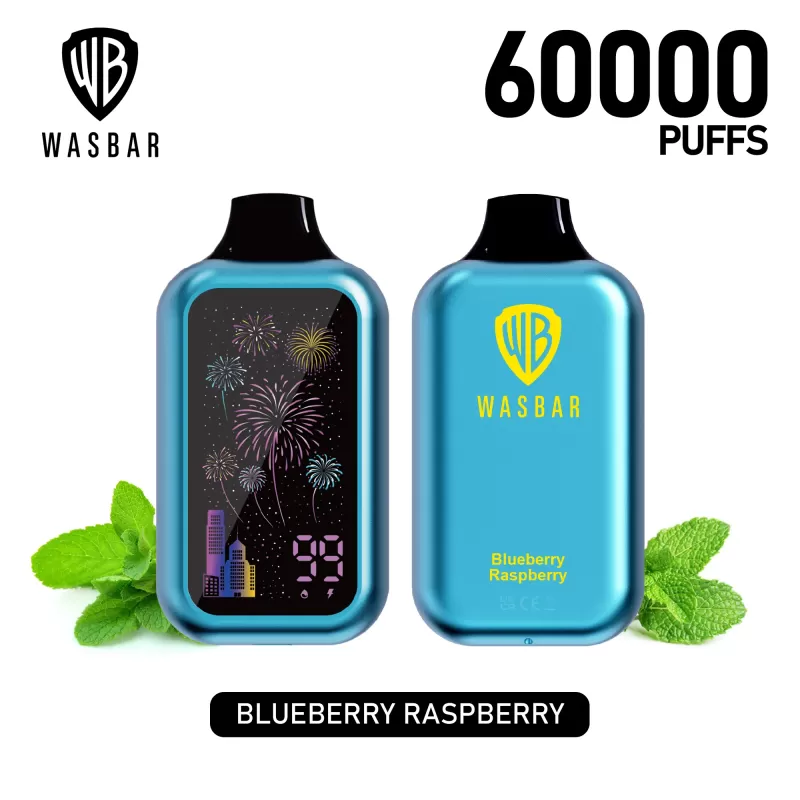 Wasbar 60000 Puffs – Rechargeable Disposable Vape with Dual Mesh Coil - Image 2