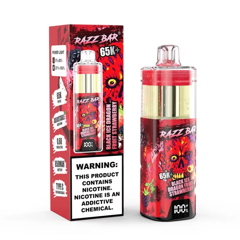 Razz Bar 65K+ Puffs Disposable Vape - Image 2